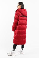 2-in-1 Long PUFFA Gilet & Jacket Red Unisex