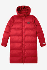 2-in-1 Long PUFFA Gilet & Jacket Red Unisex