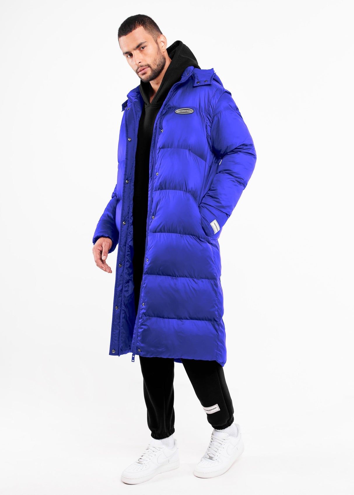 2-in-1 Long PUFFA Gilet & Jacket Moroccan Blue Unisex