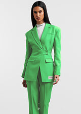 Women's Formal Cinched Waist Blazer Peppermint