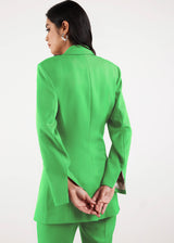 Formal Cinched Waist Blazer Peppermint