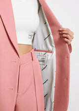 Oversized Re-Form100© Blazer Blush Pink