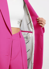 Oversized Re-Form100© Blazer Fuschia Pink