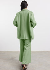 Oversized Re-Form100© Blazer Sage Green