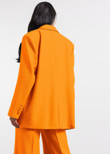 Oversized Re-Form100© Blazer Tangerine Orange