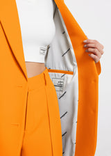 Oversized Re-Form100© Blazer Tangerine Orange