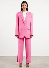 Formal Oversized Blazer Bubblegum Pink