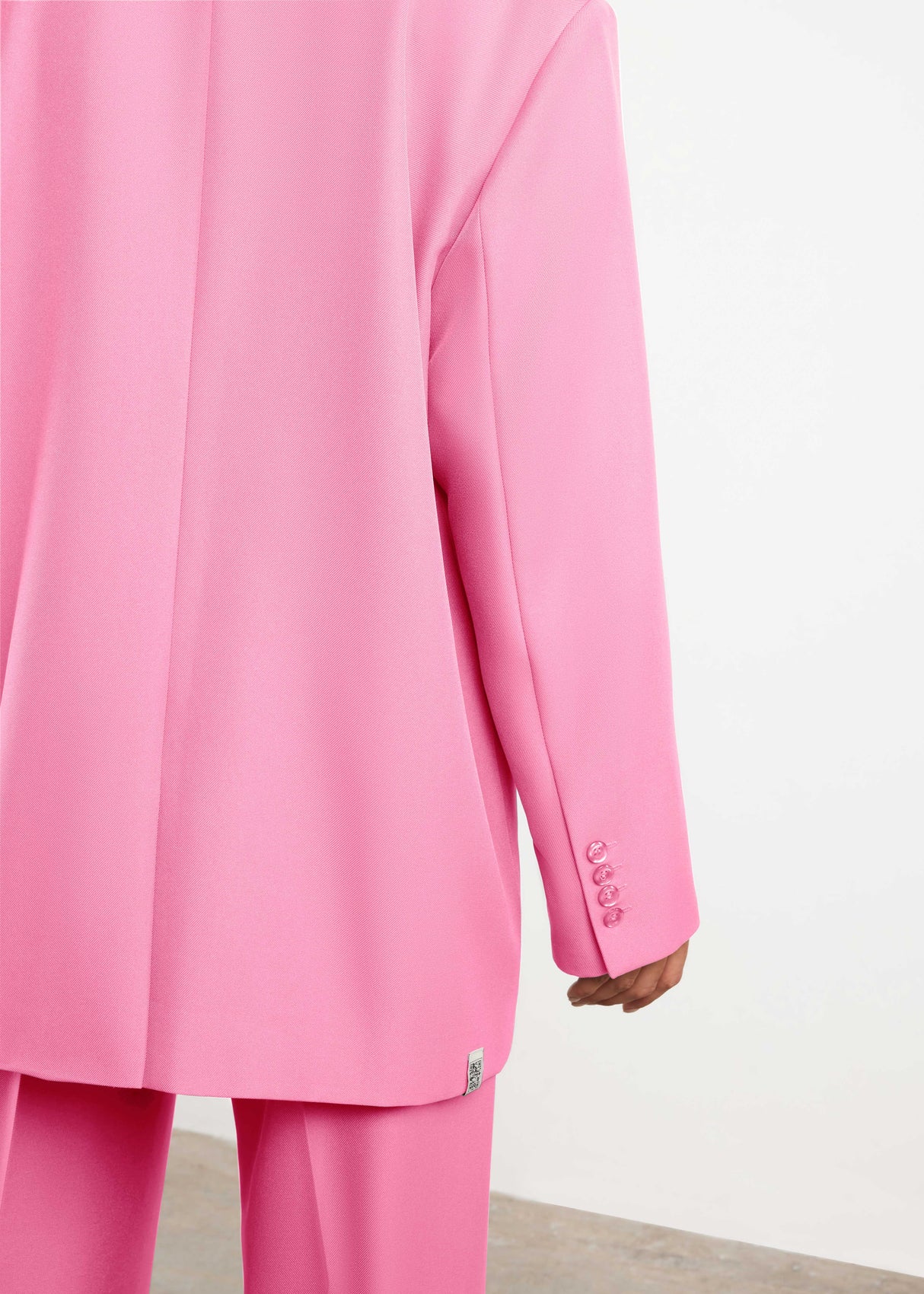 Formal Oversized Blazer Bubblegum Pink