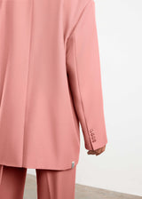 Formal Oversized Blazer Blush Pink