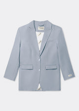 Formal Oversized Blazer Opal Blue