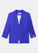 Formal Oversized Blazer Moroccan Blue