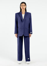 Women's Formal Oversized Blazer Navy