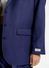 Women's Formal Oversized Blazer Navy