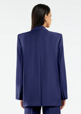 Women's Formal Oversized Blazer Navy