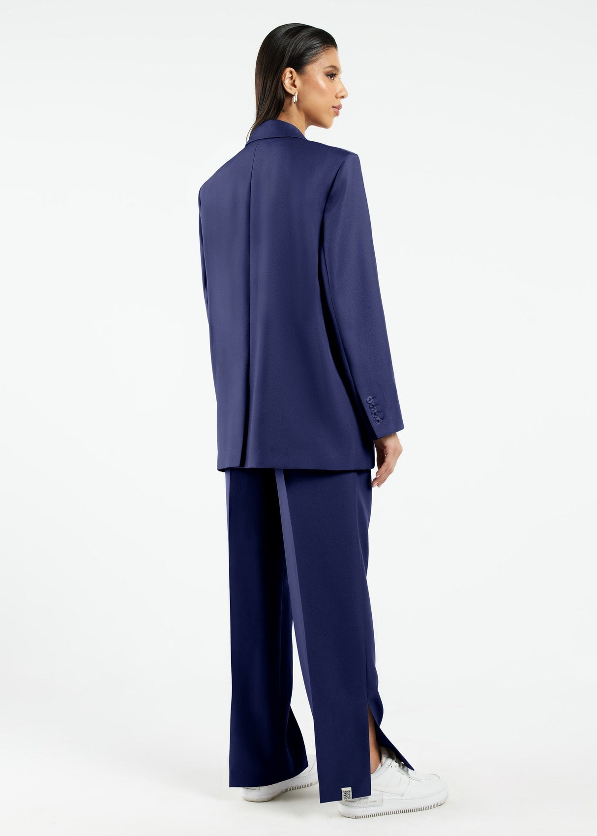 Women's Formal Oversized Blazer Navy