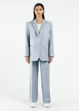 Women's Formal Oversized Blazer Opal Blue