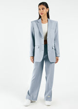 Women's Formal Oversized Blazer Opal Blue