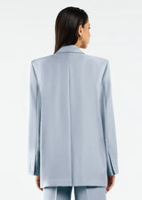 Women's Formal Oversized Blazer Opal Blue