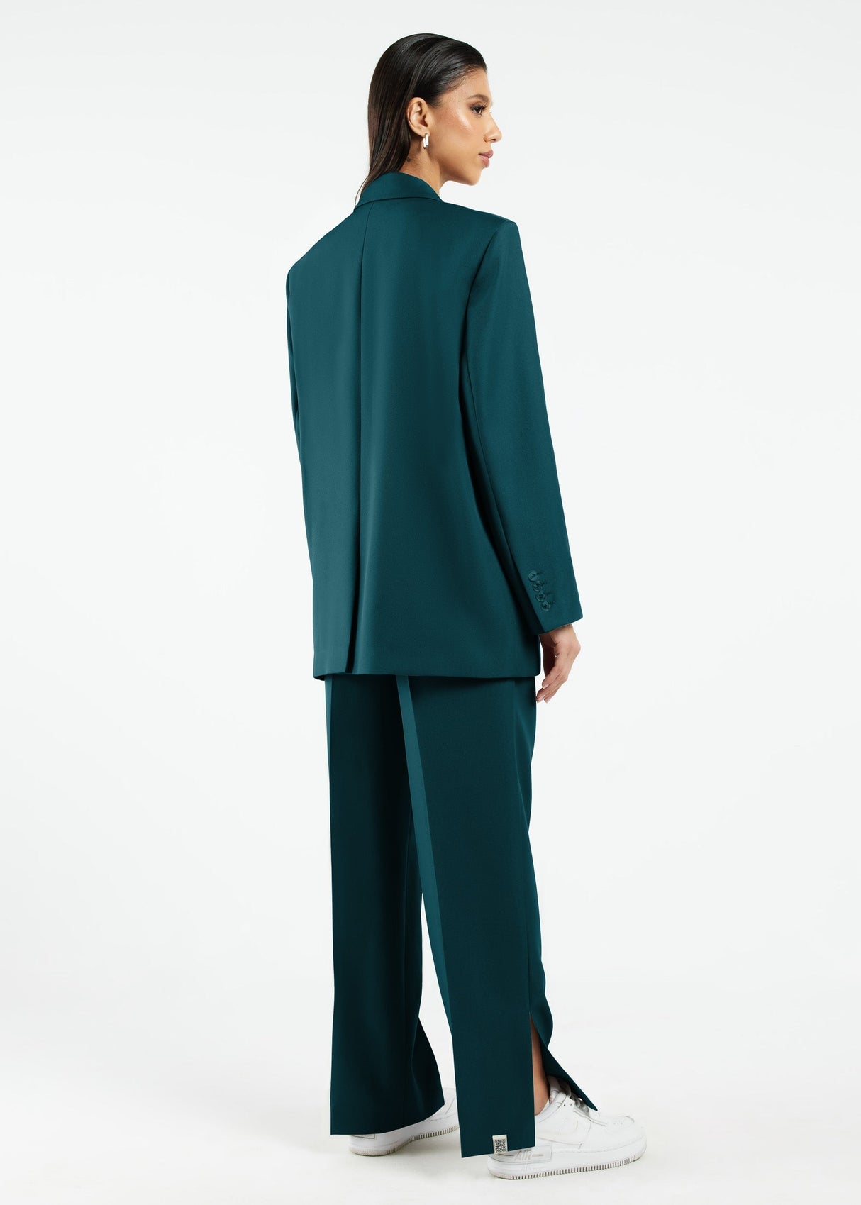 Women's Formal Oversized Blazer Teal