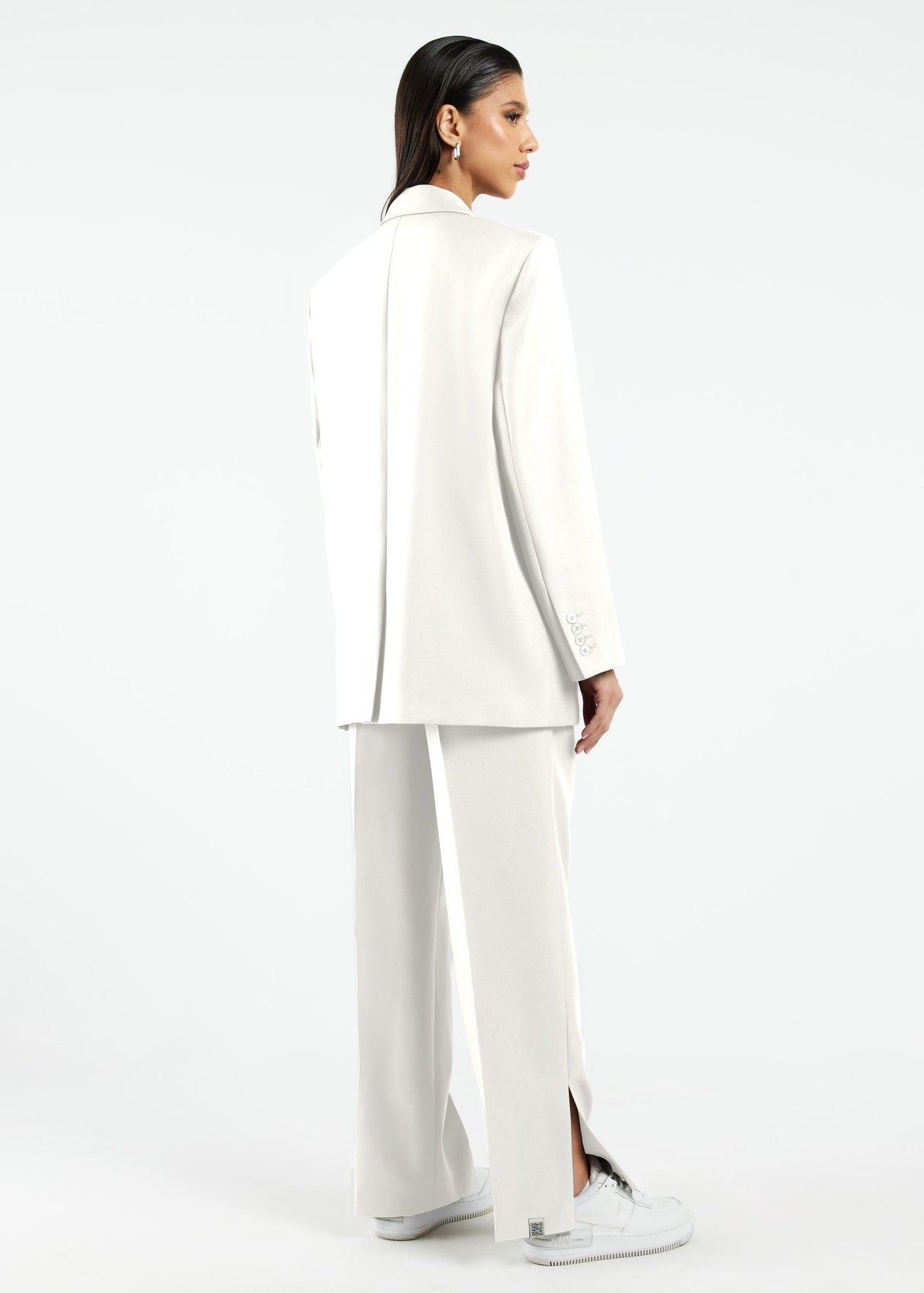 Women's Formal Oversized Blazer Off White