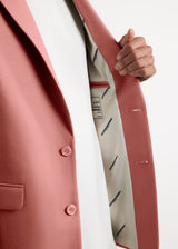 Men's Formal Fitted Blazer Blush Pink