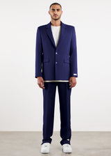 Men's Formal Fitted Blazer Navy