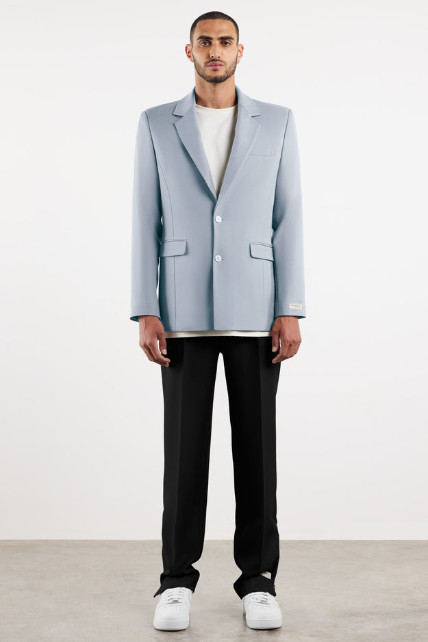 Men's Formal Fitted Blazer Opal Blue