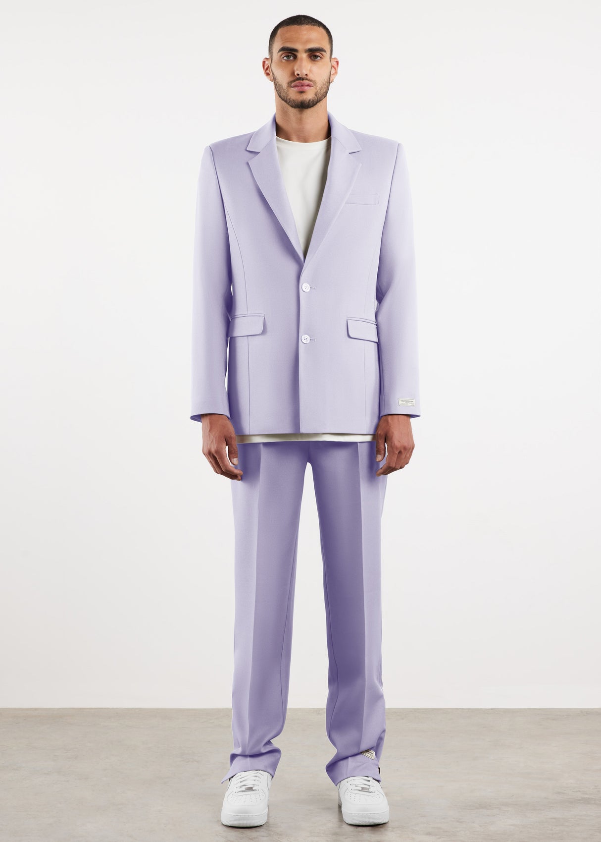 Men's Formal Fitted Blazer Pastel Purple