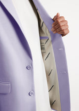 Men's Formal Fitted Blazer Pastel Purple