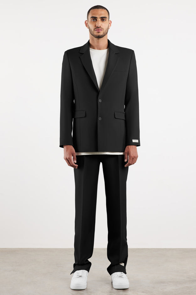 Men's Formal Fitted Blazer True Black