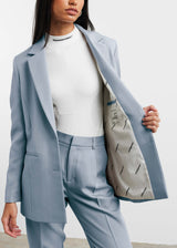 Women's Formal Fitted Blazer Opal Blue