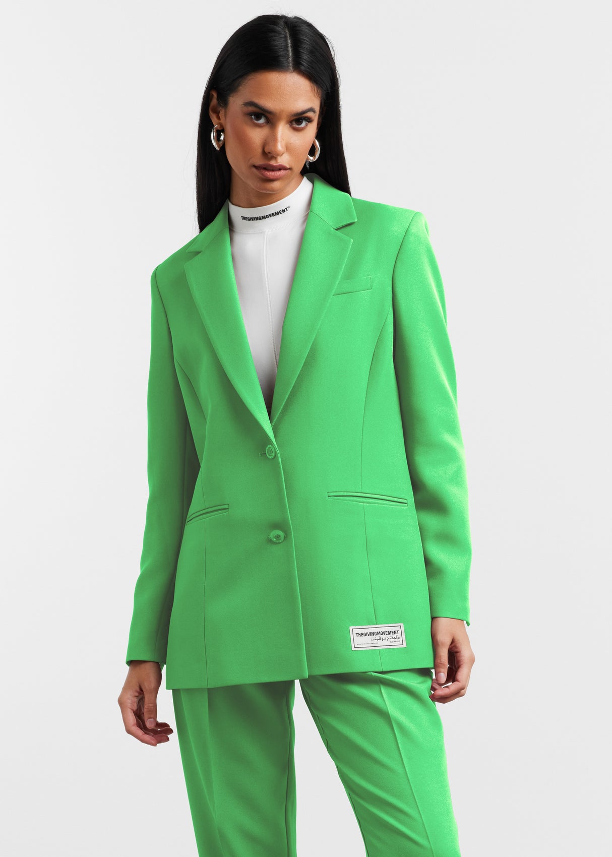 Women's Formal Fitted Blazer Peppermint