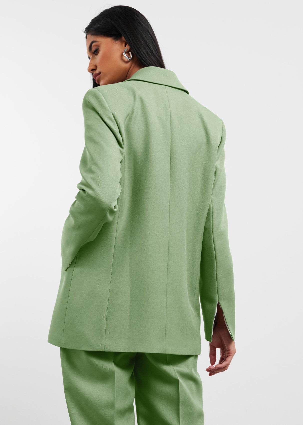 Women's Formal Fitted Blazer Sage Green