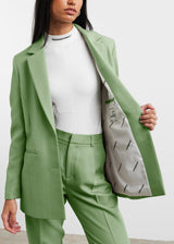 Women's Formal Fitted Blazer Sage Green