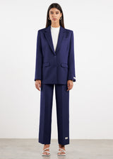 Formal Fitted Blazer For Women Navy