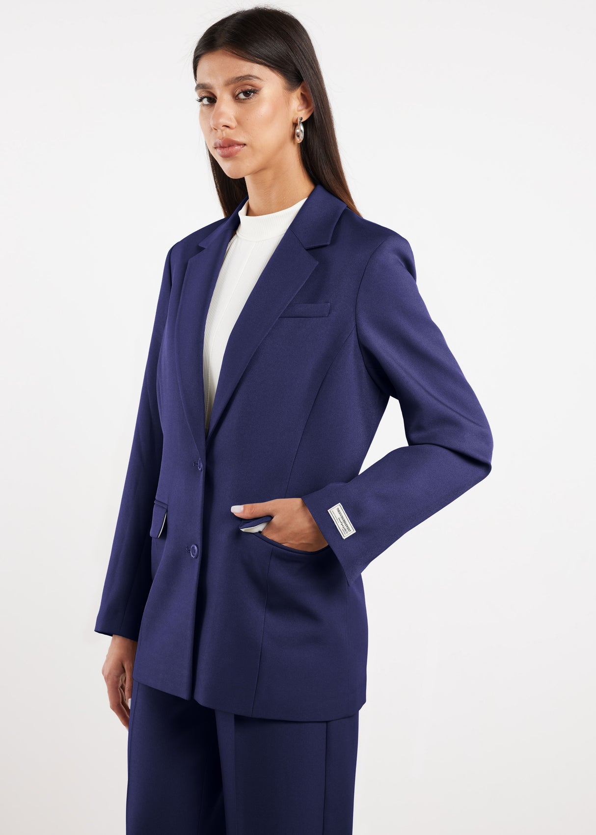 Formal Fitted Blazer For Women Navy