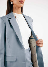 Formal Fitted Blazer For Women Opal Blue