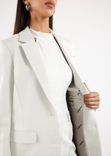 Formal Fitted Blazer For Women Off White