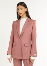 Formal Fitted Blazer Dusty Pink