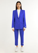 Formal Fitted Blazer Moroccan Blue