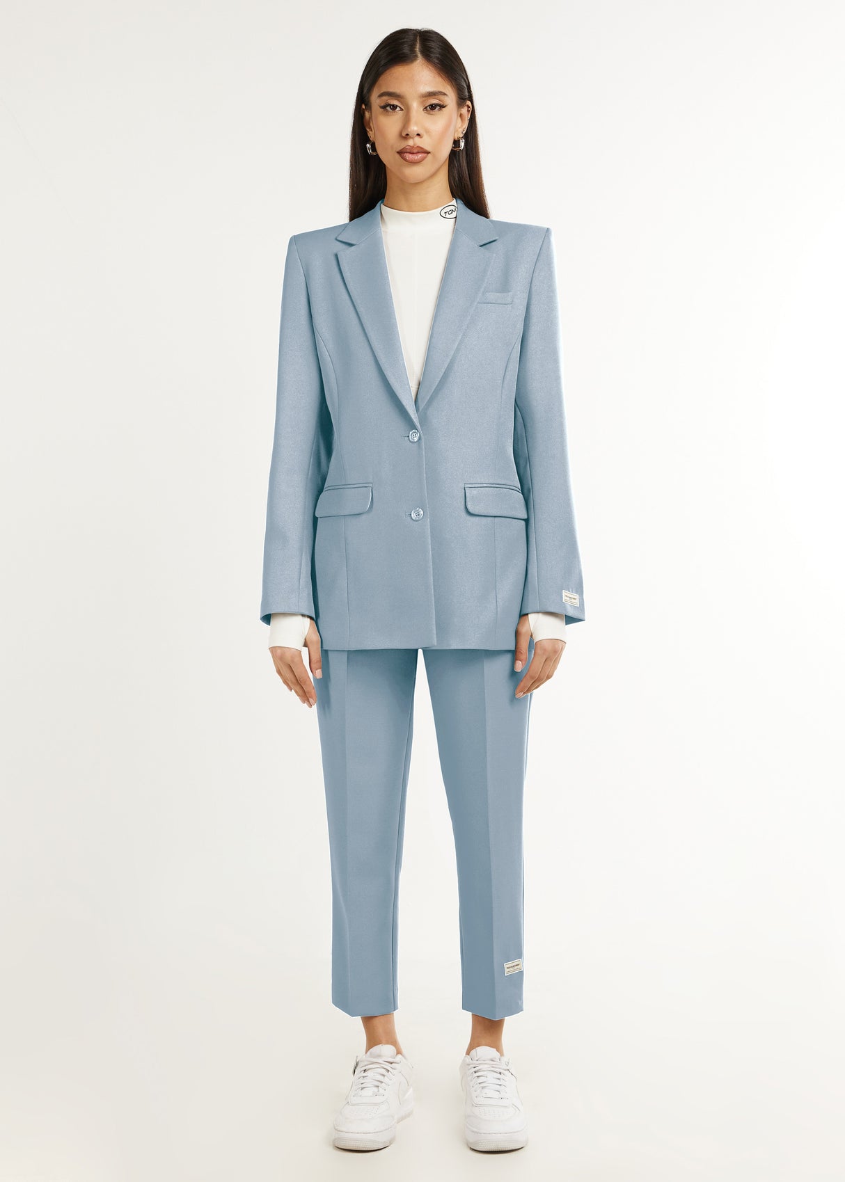 Formal Fitted Blazer Opal Blue