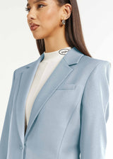 Formal Fitted Blazer Opal Blue