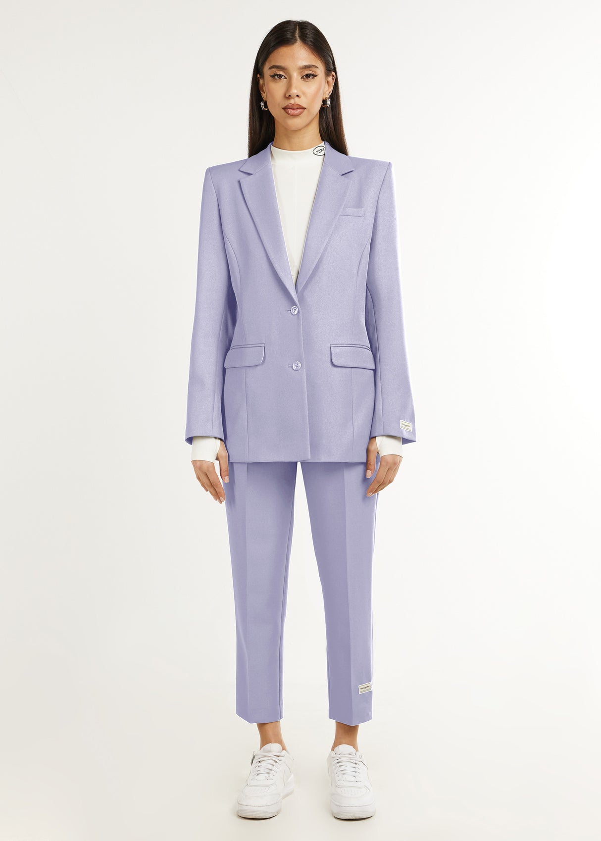 Formal Fitted Blazer Pastel Purple