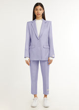 Formal Fitted Blazer Pastel Purple