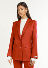 Formal Fitted Blazer Rust