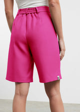 Women's Formal Tailored Shorts Fuchsia Pink