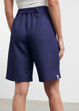 Women's Formal Tailored Shorts Navy