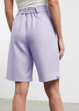 Women's Formal Tailored Shorts Pastel Purple