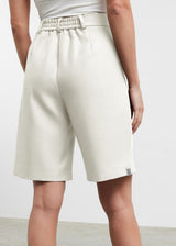 Women's Formal Tailored Shorts White