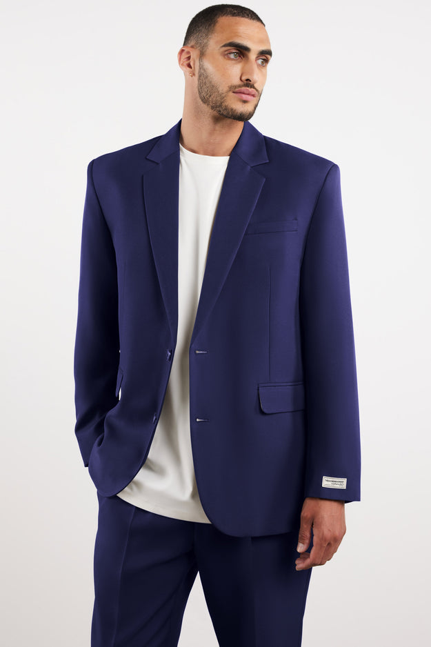 Men's Formal Oversized Blazer Navy